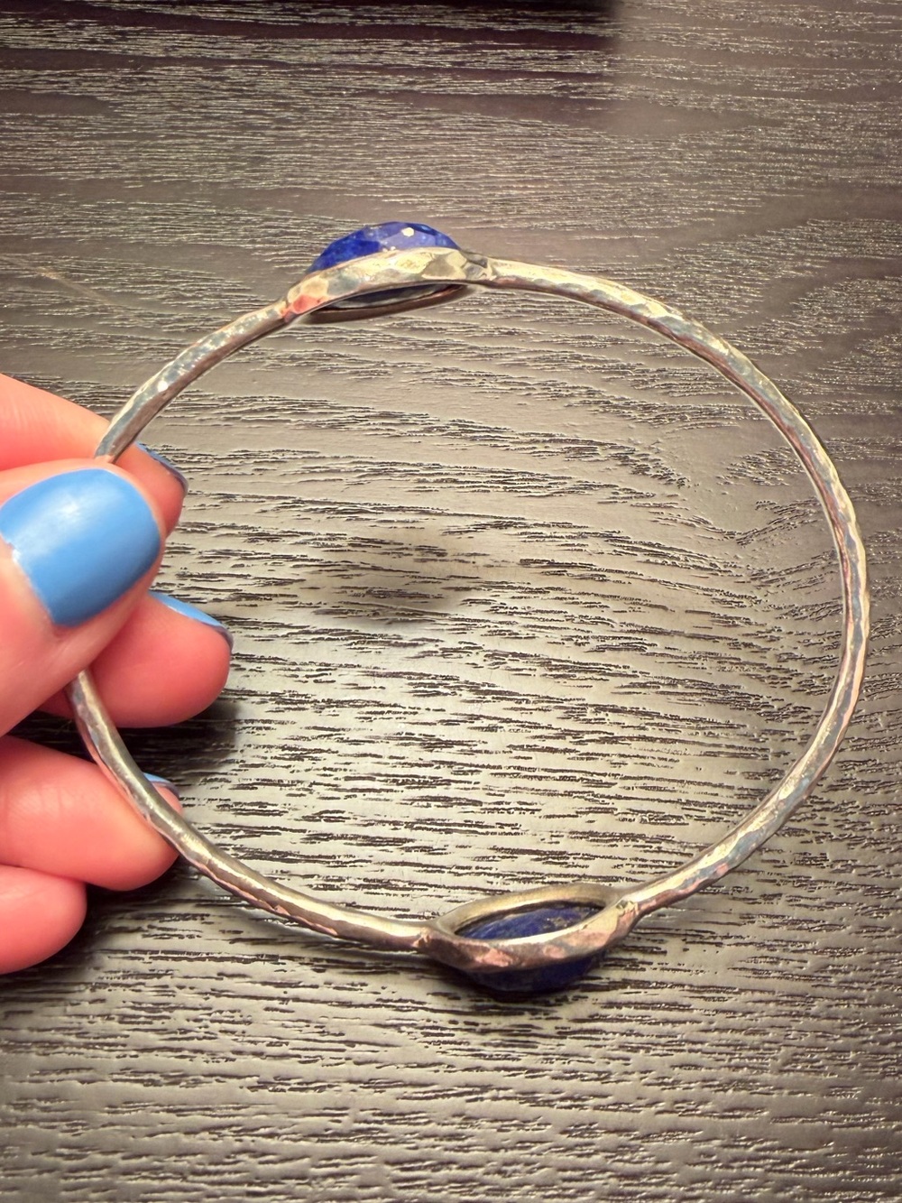 Ippolita sterling silver 2 large stone bangle - Picture 7 of 7